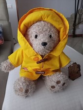 Peluche Orsetto Paddington Bear Con Impermeabile Nuovo Con Piccolo Difetto 