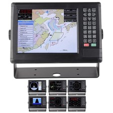 Plotter grafico GPS marino display LCD 10,4 pollici con allarme sonoro per barca