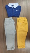 2 pantaloni 1 polo manica lunga 12 mesi
