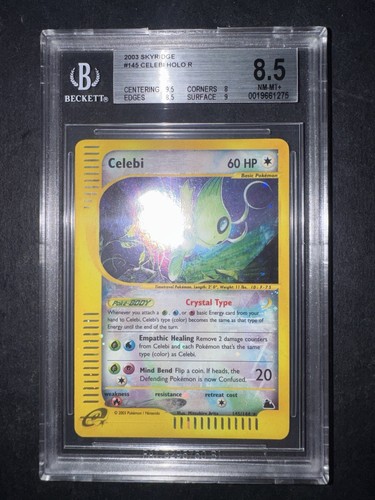 Pokemon celebi crystal - celebi, 145/144