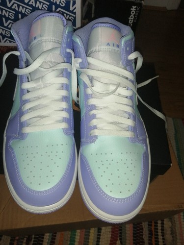 Nike air jordan mid - mid-, purple