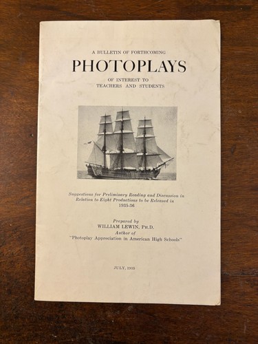 Photoplay studies photoplays - photoplay,