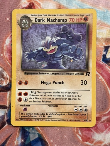 Dark machamp team - machamp, rocket