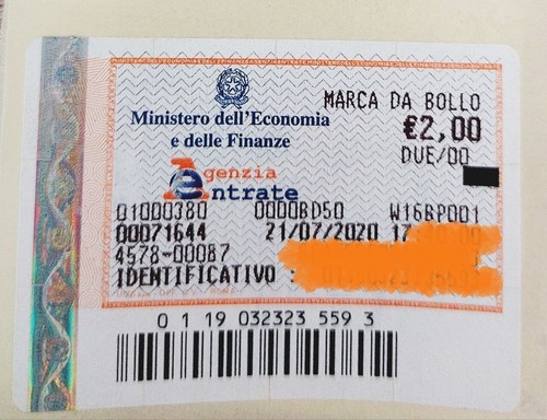 Marche marca bollo da - da,