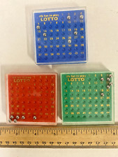 Lotto 3 puzzle vintage stile Pazienza selettore numeri lotto