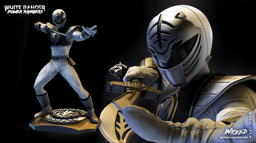 Statua power ranger resina - power,