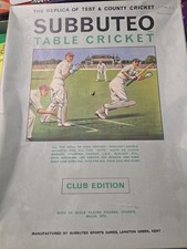 Subbuteo Tavolo Cricket Club