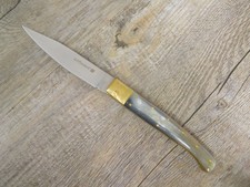 COLTELLO 24 CM SARDO SARDEGNA Pattadesa Pattada MANICO  CORNO BUE lama 11 cm