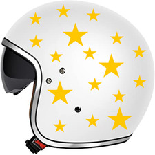 Adesivi casco moto bici stelle
