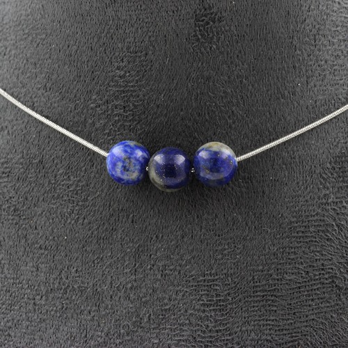 Collana perle lapislazzuli - collana, 3