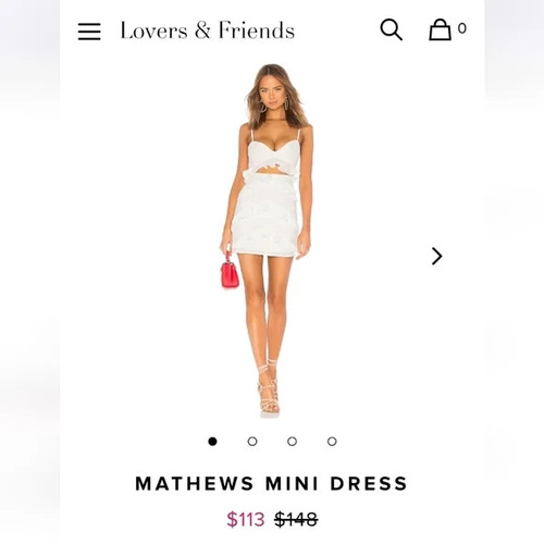 Mini abito bianco chic - mini,