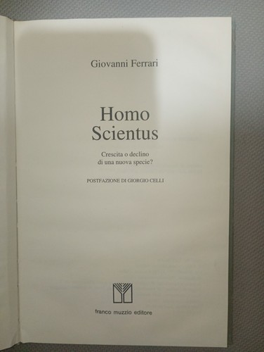 644 libro homo scientius - homo,