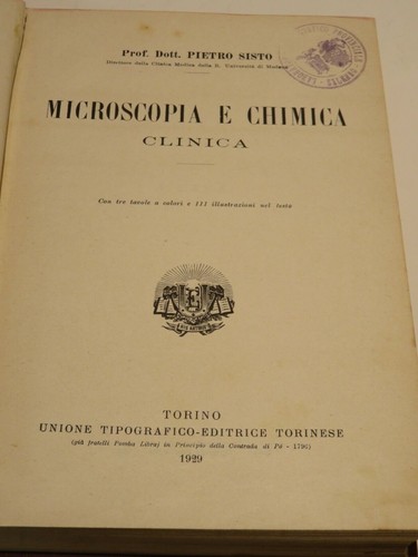 Microscopia chimica clinica - e,