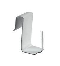 4 GANCI IN ACCIAIO BIANCO PER