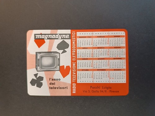 Calendario magnadyne 1961 - calendario,