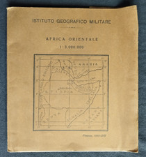 CARTINA AFRICA ORIENTALE Firenze 1935