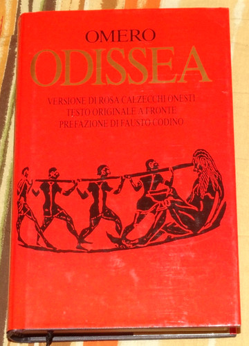 Omero odissea rosa calzecchi - omero,
