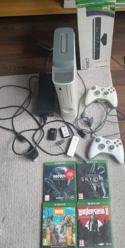 Xbox 360 slim console - console, bianca