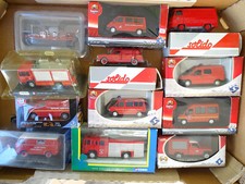 Solido Corgi E Diversi - Pompieri 1/43 E 1/50 - Lotto Di 12 Modelli