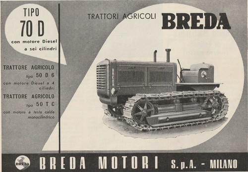 Pubblicita 1952 trattore - 1952,