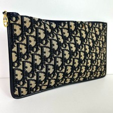 Borsa pochette Christian Dior Trotter Monogram Canvas Vintage Autorizzata dal...