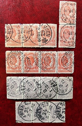 Francobolli austria 1899 frans - francobolli,