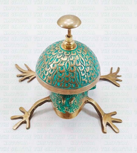 Campanello scrivania ottone