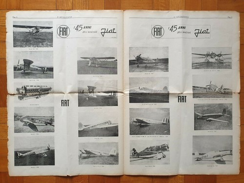 Aviazione fiat anni - aviazione, 45