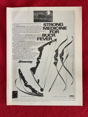 Browning hunting bows 1974 - browning,