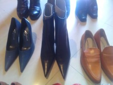 Lotto Scarpe Da Donna Numero 36 Tacco Alto Stivali Basse