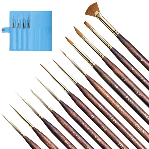 Pennelli pittura 12pz - pennelli, set