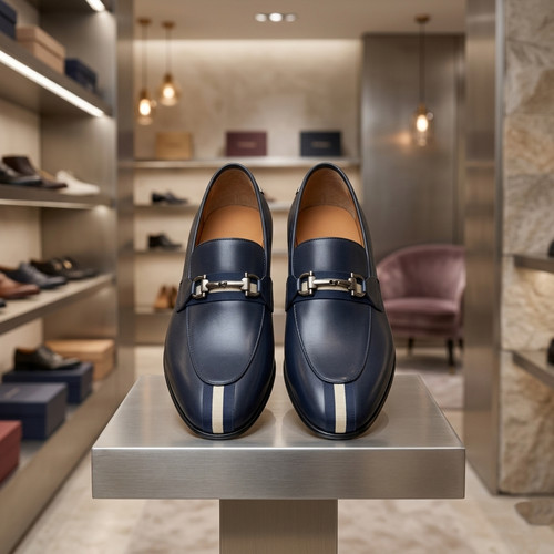 Mocassini uomo nuovi fatti - , a