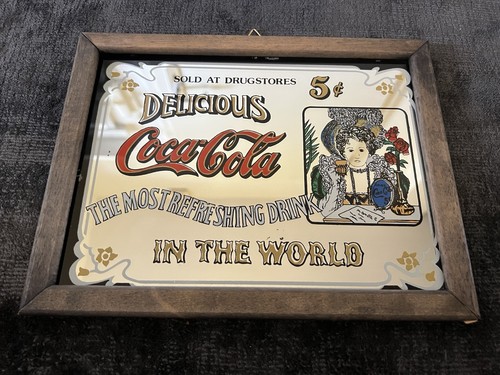 Specchio vintage coca cola - vintage, cola"