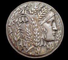 MÉDAILLE De La Commune De Corny (Eure) M Tomasini  Argent 