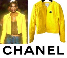 Giacca Chanel 2000 Giallo CC