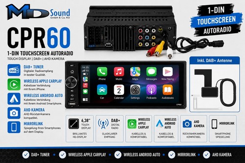 Smartphone ampire cpr60 - ampire, 1din