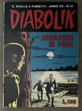Diabolik Anno VII n. 21 - Perfetto, Come Nuovo, edicola, mattonella pag. Bianche