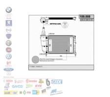 Radiatore acqua motore fiat - motore,