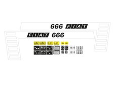 KIT ADESIVI TRATTORE FIAT 666