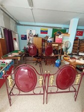 Letto matrimoniale antico in ferro battuto