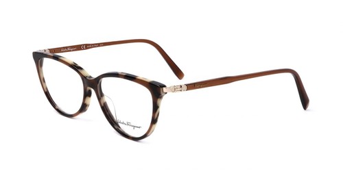 Ferragamo sf2870 spotted brown - ferragamo,