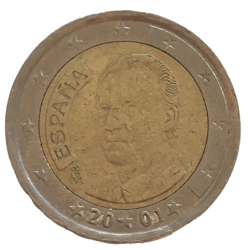 Moneta euro espana 2001 re - euro,