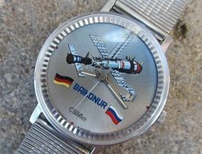 OROLOGIO RUSSO SOVIETICO SLAVA "BAIKONUR " , MECCANICO AUTOMATICO  FUNZIONANTE  