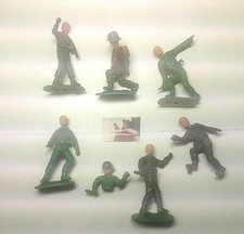 Lotto Soldatini smontabili Swoppet Hong Kong plastica scala 1:32 #QM3