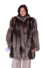 GIACCA PELLICCIA DI VOLPE CAPPOTTO PELLICCIA DI VOLPE FOURRURE RENARD GIACCA PELLICCIA VOLPE 毛皮 