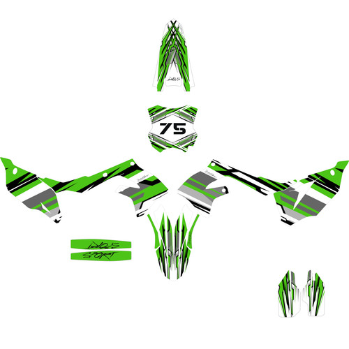 Kit grafiche adesivi - grafiche, kawasaki