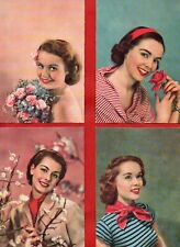 LOTTO - TEMATICA VOLTO DI DONNA 50 CARTOLINE IN POCHETTE - vedi foto