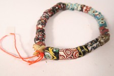 Antiche perle di vetro Krobo Venezia Murano GH53 Old Krobo African Trade Beads Ghana