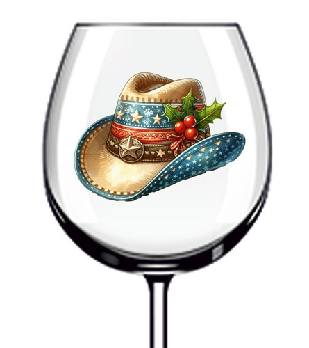 12x cappello cowboy - 12x, natalizio