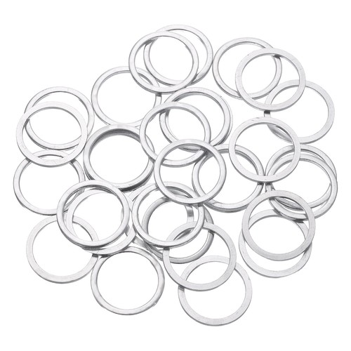 100 pcs aluminum - flat, washers